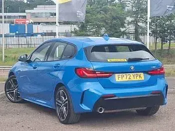 Used BMW 118 M Sport 136 HP (100 kW) 2022 Blue Hatchback