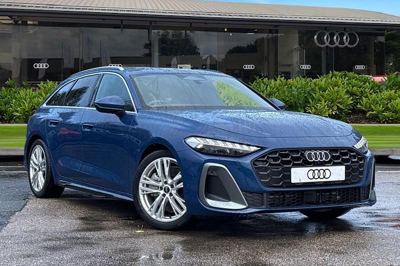 New Audi A5 S-Line 2025 Blue Coupe