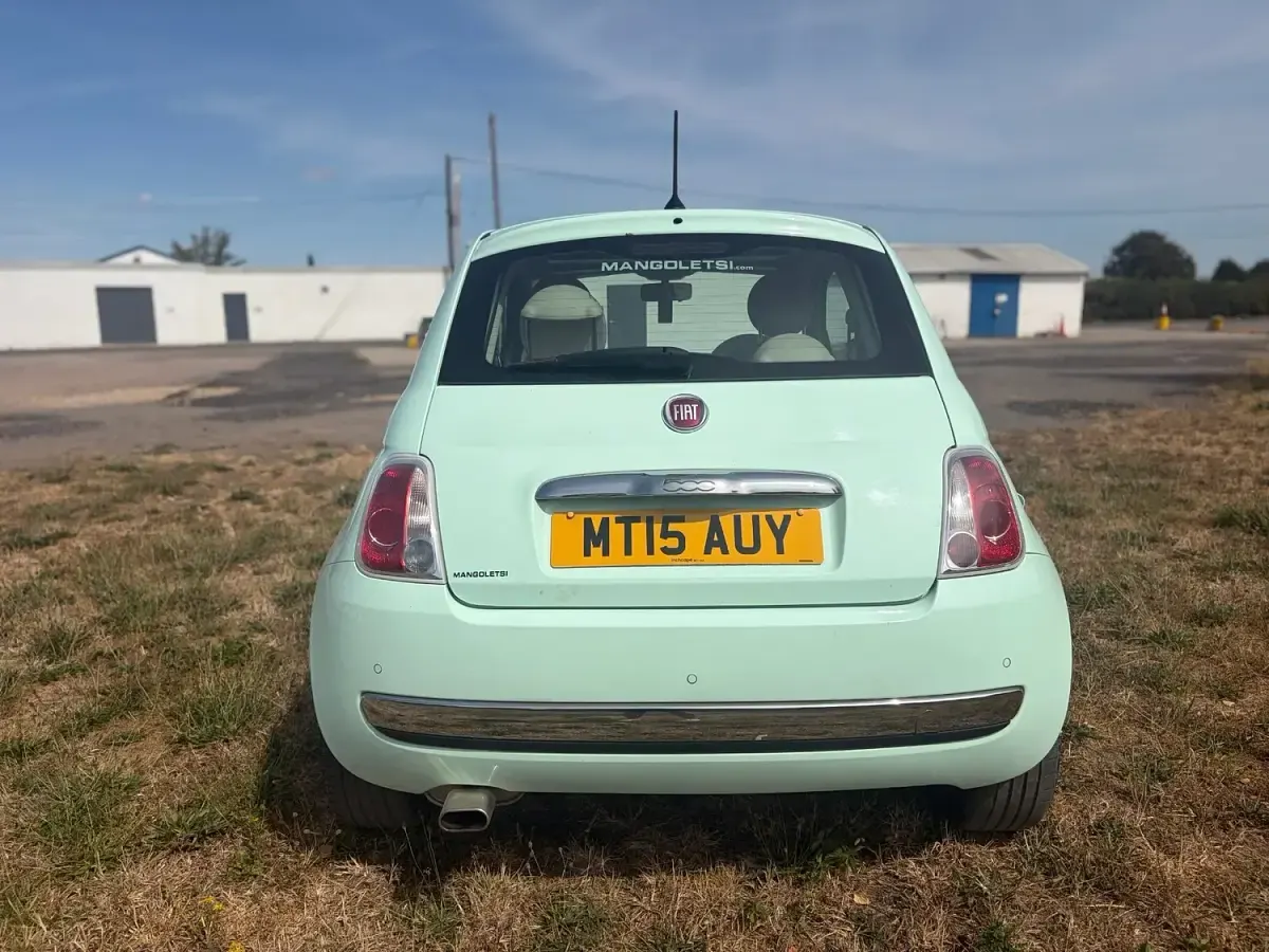 Used Fiat 500 Lounge 69 HP (50 kW) 2015 Green Hatchback