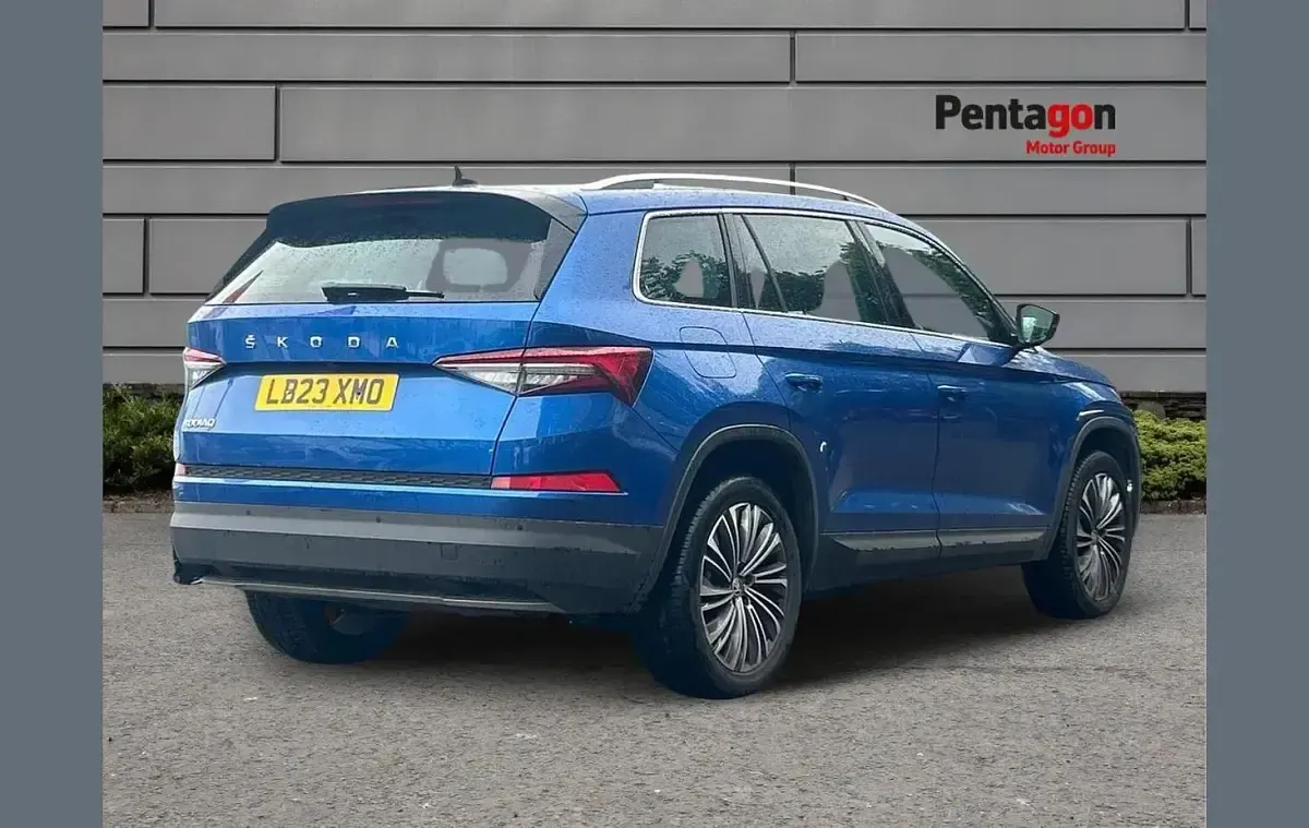 Used Skoda Kodiaq SE L Executive 150 HP (110 kW) 2023 Blue SUV