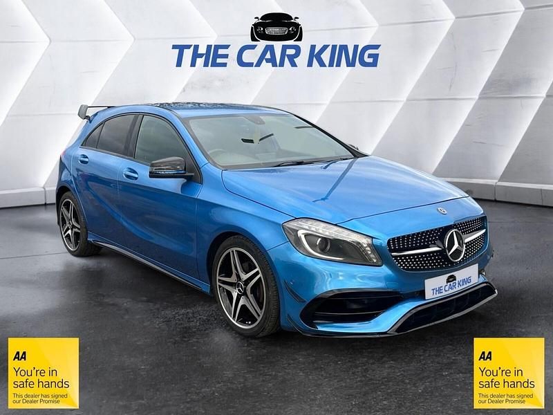Used Mercedes A200 AMG 136 HP (100 kW) 2014 Blue Hatchback