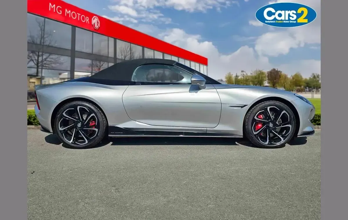New MG Cyberster 375 kW (510 HP) 2026 Silver Cabriolet