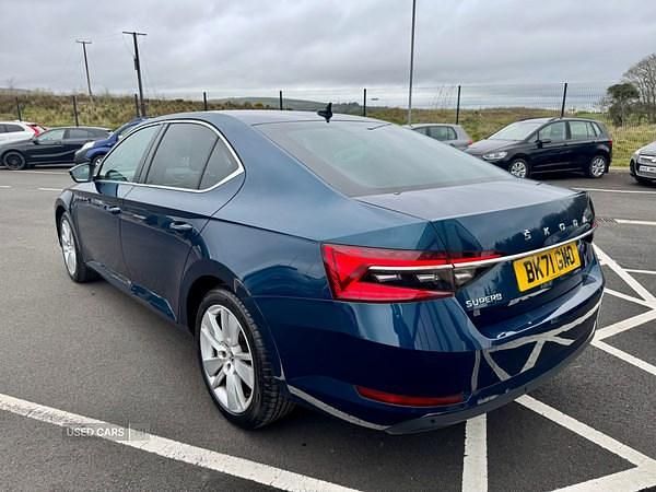 Used Skoda Superb SE L 150 HP (110 kW) 2021 Blue Hatchback