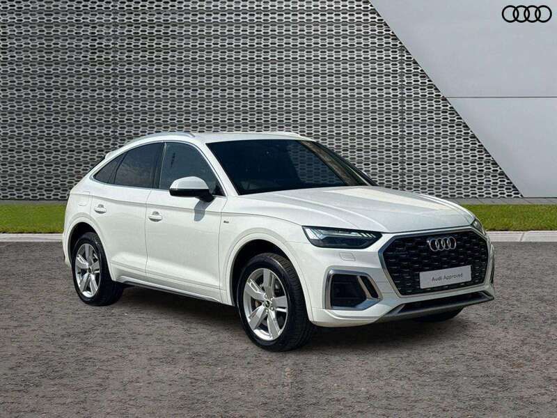 White Used 2022 Audi Q5 Sportback S-Line SUV | £31,295 (Super price) - Image 1/4