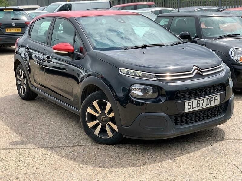 Used Citroën C3 Feel 110 HP (80 kW) 2017 Black Hatchback