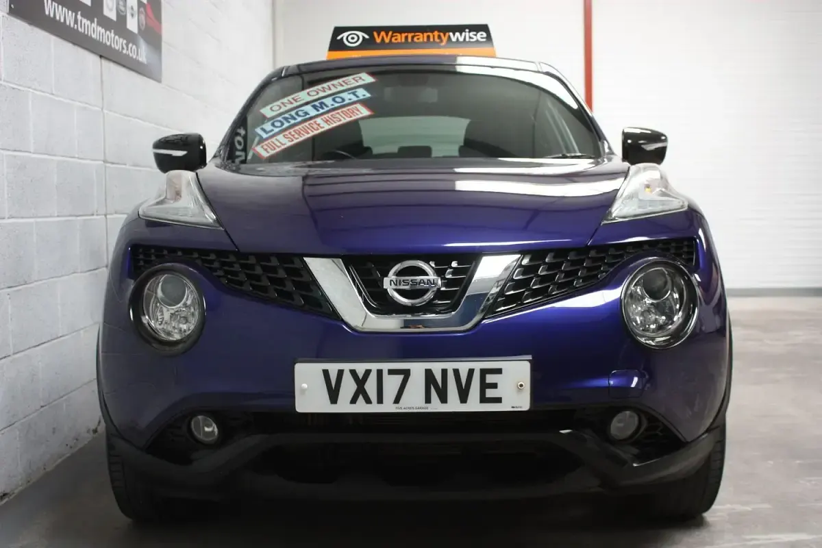 Used Nissan Juke N-Connecta 110 HP (80 kW) 2017 Blue SUV