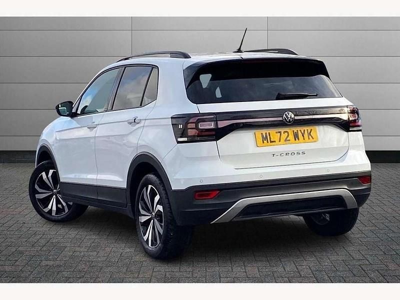 Used VW T-Cross Black Edition 95 HP (69 kW) 2022 White SUV