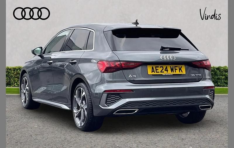 Used Audi A3 S-Line 147 HP (108 kW) 2024 Grey Hatchback
