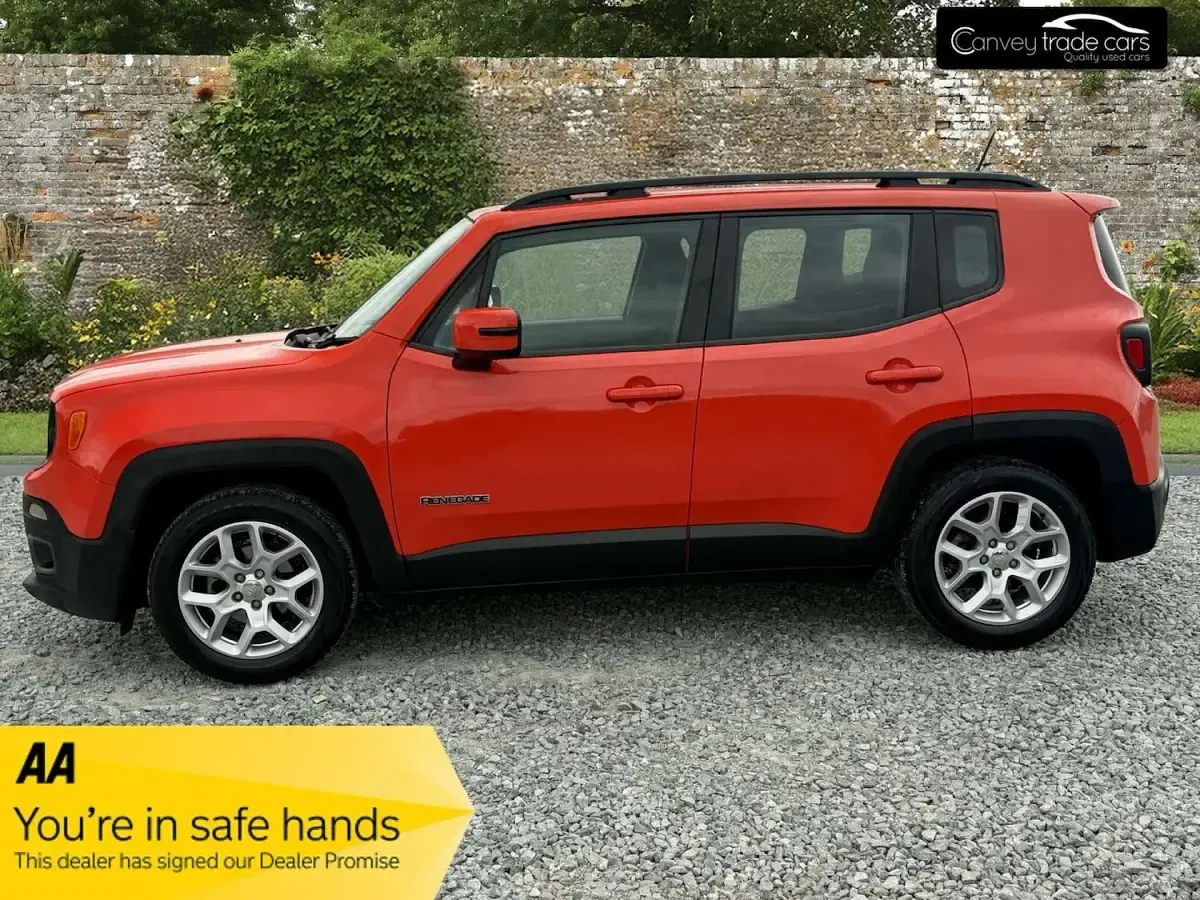 Used Jeep Renegade Longitude 170 HP (125 kW) 2017 Orange SUV