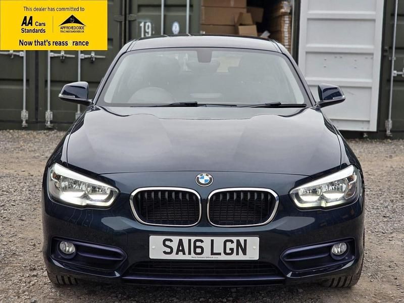 Used BMW 116 Sport Line 116 HP (85 kW) 2016 Blue Hatchback