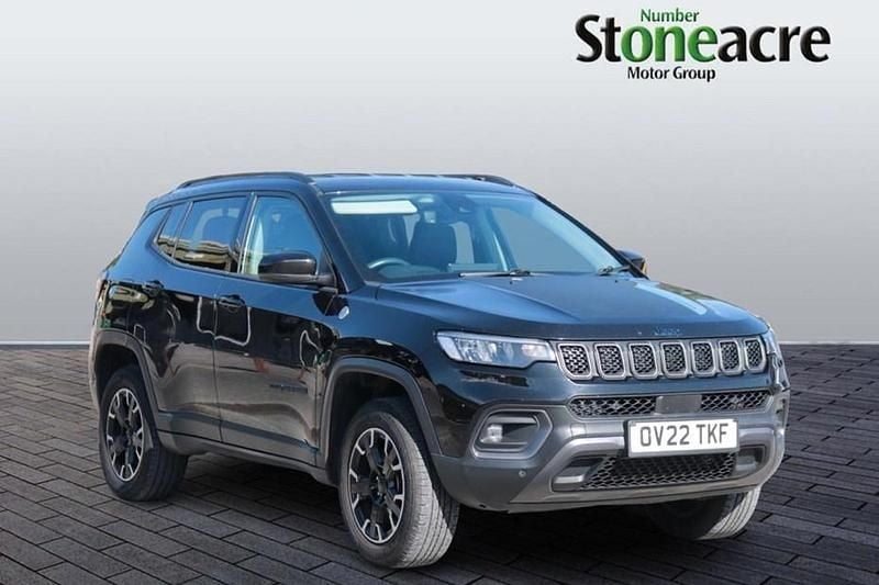 Black Used 2022 Jeep Compass Trailhawk SUV | £15,995 (Fair price) - Image 1/1
