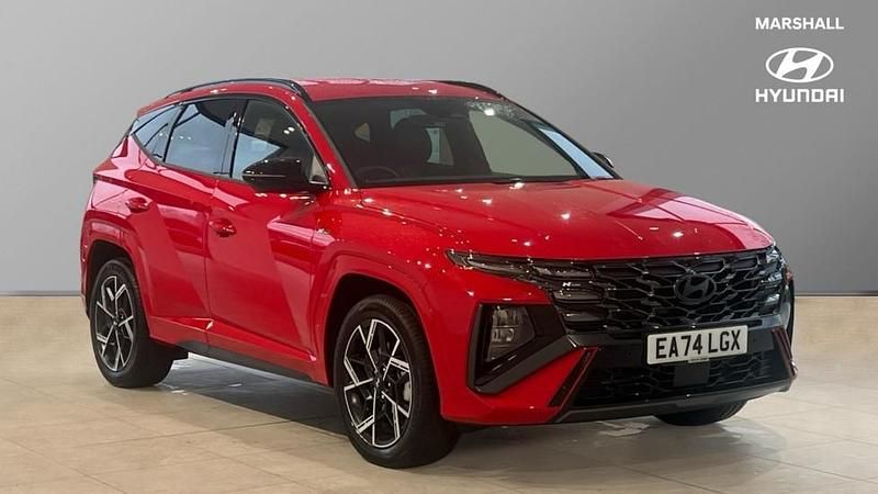 Red Used 2025 Hyundai Tucson N Line SUV | £27,227 (Good price) - Image 1/4