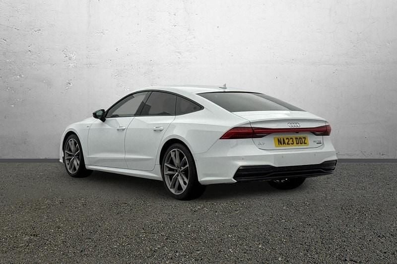 Used Audi A7 Black Edition 2023 White Hatchback