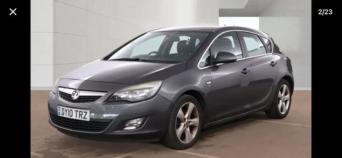 Used Vauxhall Astra SRi 115 HP (84 kW) 2010 Grey Hatchback