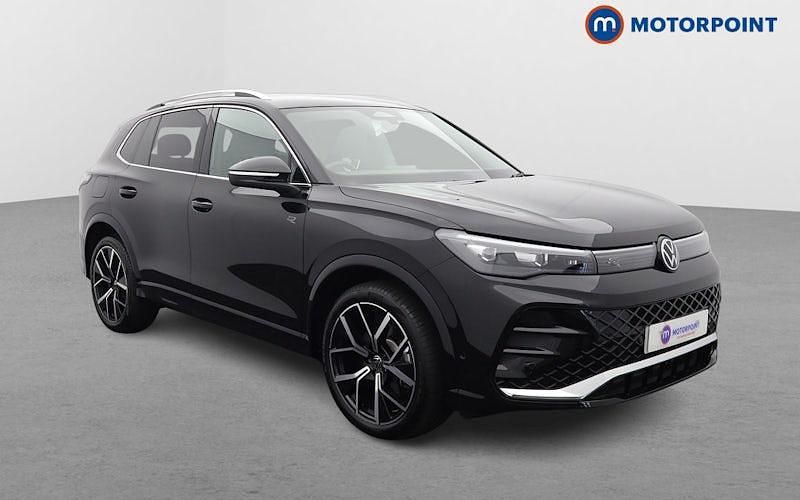Black Used 2025 VW Tiguan R-line SUV | £34,999 (A bit pricey) - Image 1/4