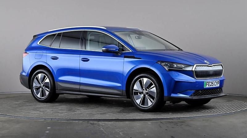 Blue New 2025 Skoda Enyaq iV SUV | £29,498 - Image 1/3