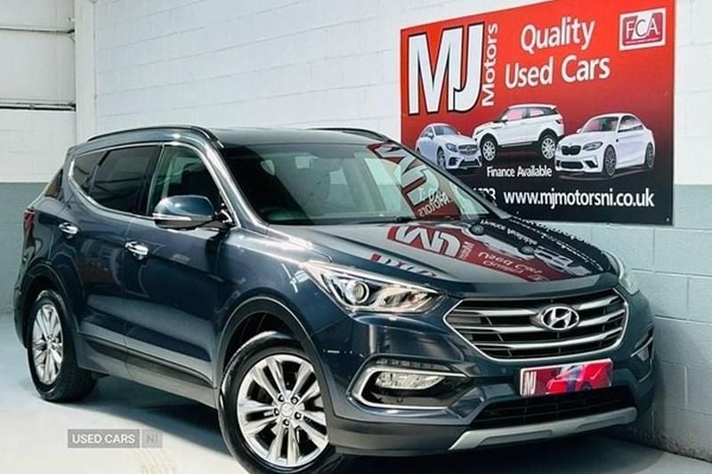 Blue Used 2016 Hyundai Santa Fe Premium SUV | £12,995 (A bit pricey) - Image 1/1