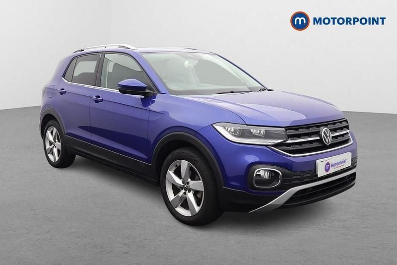 Blue Used 2021 VW T-Cross SEL SUV | £14,749 (Fair price) - Image 1/4