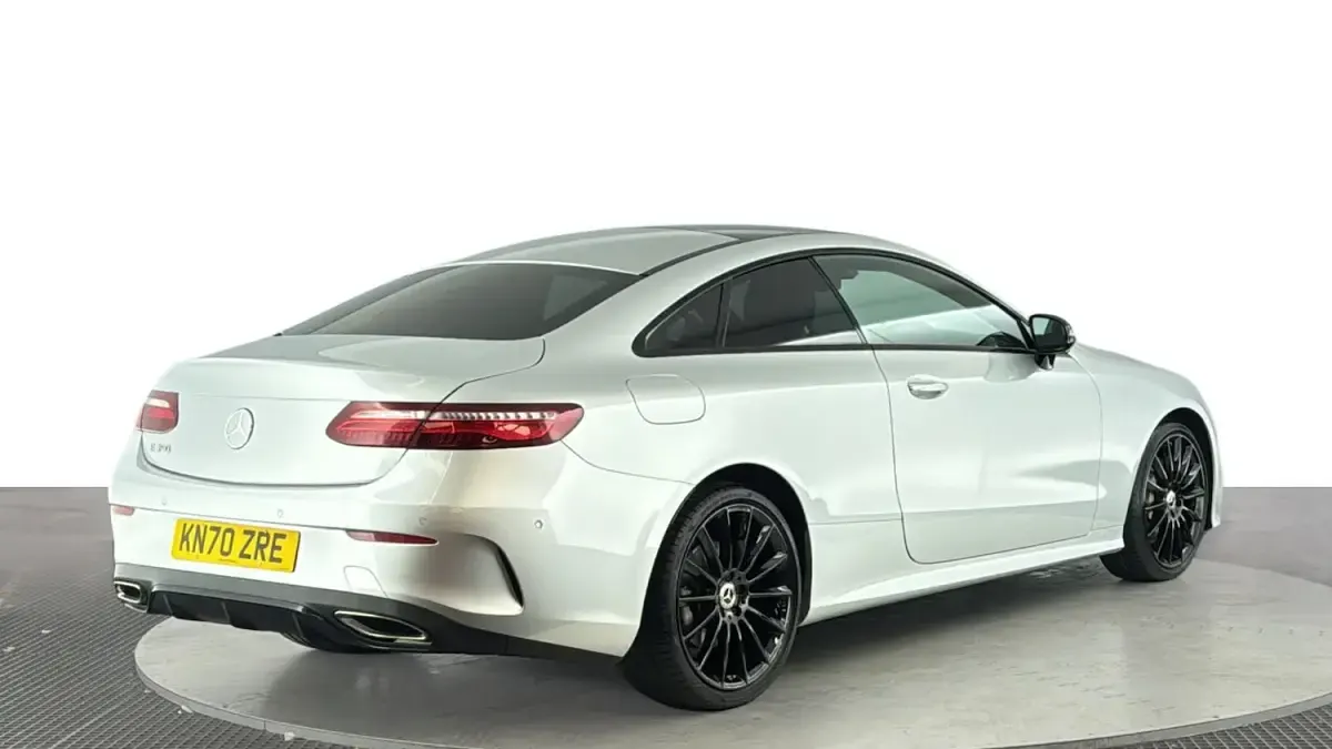 Used Mercedes E350 AMG Line Premium Plus 313 HP (230 kW) 2020 Silver Coupe