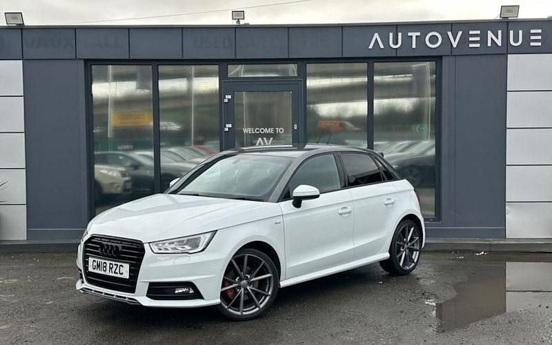 Used Audi A1 Sportback Black Edition 125 HP (91 kW) 2018 White Hatchback