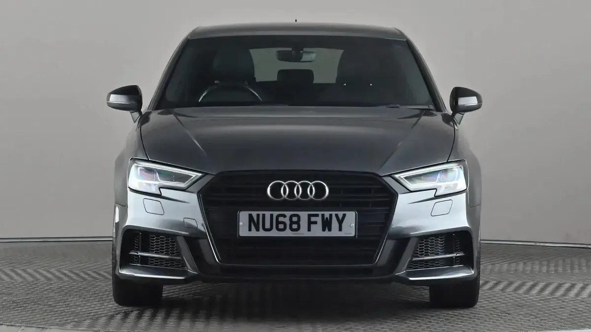 Used Audi A3 Black Edition 116 HP (85 kW) 2018 Grey Sedan