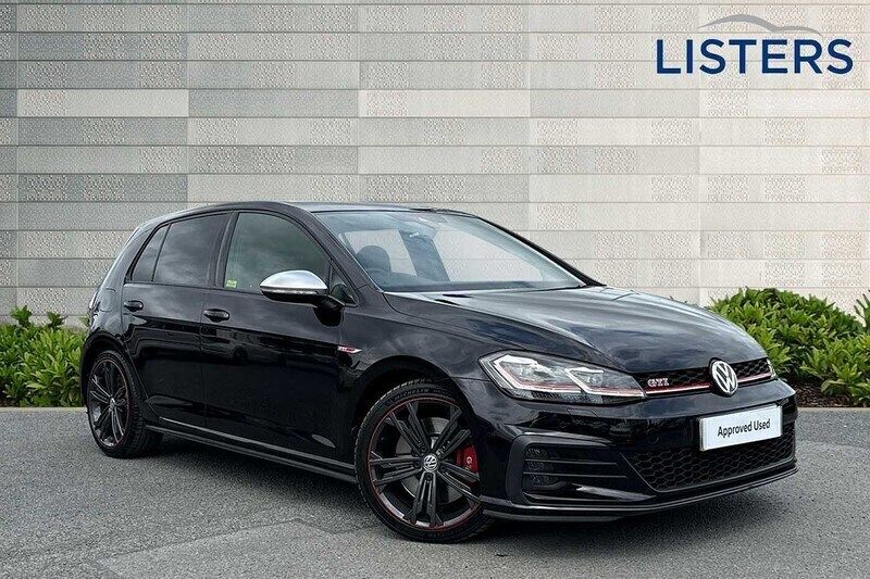 Deep black Used 2019 VW Golf VII GTI Hatchback | £22,990 (Good price) - Image 1/4