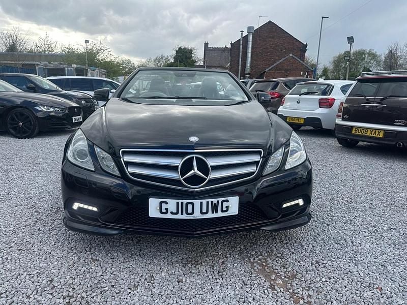 Used Mercedes E350 2010 Black Cabriolet