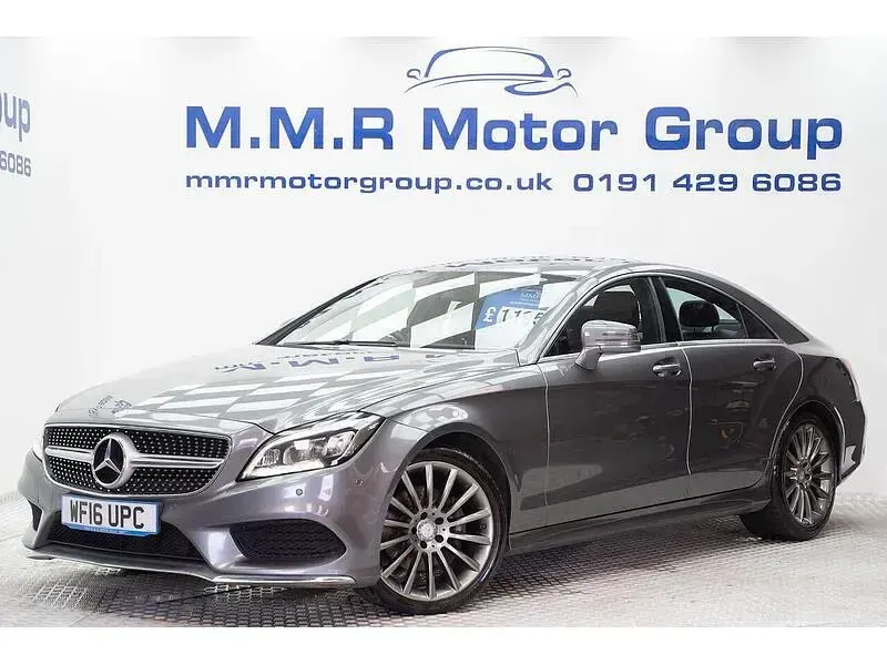 Used Mercedes CLS220 AMG line 177 HP (130 kW) 2016 Grey Coupe