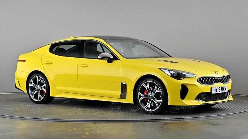 Yellow Used 2019 Kia Stinger Hatchback | £24,998 (Fair price) - Image 1/3