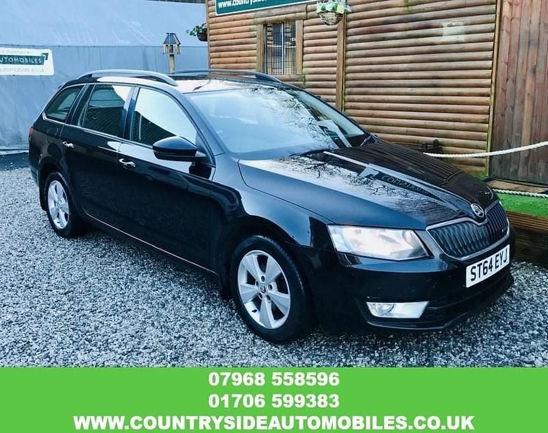 Black Used 2014 Skoda Octavia GreenLine Estate | £3,995 - Image 1/4