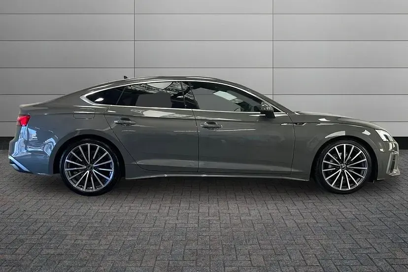 Used Audi A5 Sportback S-Line 201 HP (147 kW) 2023 Chronos grey Hatchback
