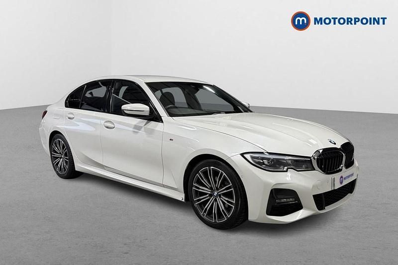White Used 2021 BMW 320 M Sport Sedan | £21,499 (Good price) - Image 1/4