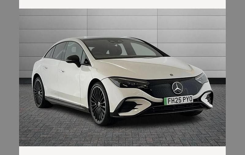 White Used 2025 Mercedes EQE350 AMG line Sedan | £51,995 (Fair price) - Image 1/4