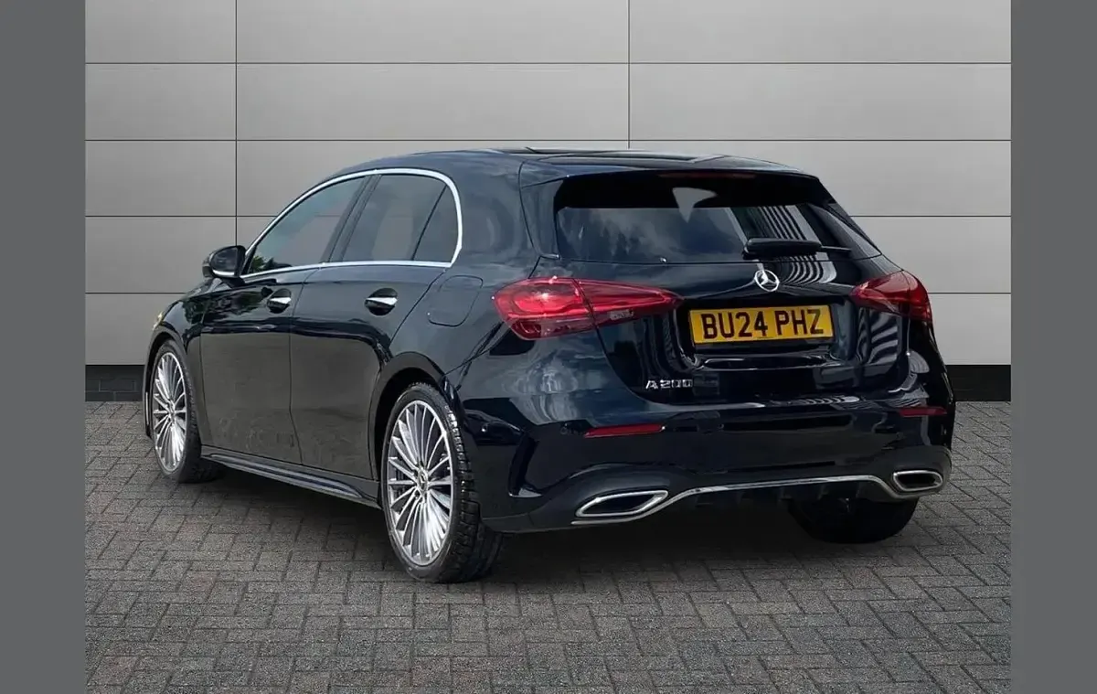 Used Mercedes A200 AMG Line Premium Plus 175 HP (128 kW) 2024 Black Hatchback
