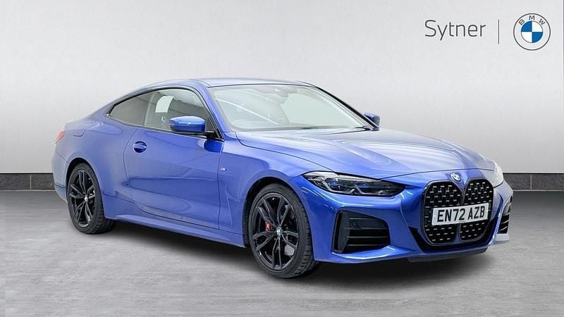 Blue Used 2023 BMW M440 Comfort Edition Sedan | £33,750 (Good price) - Image 1/4
