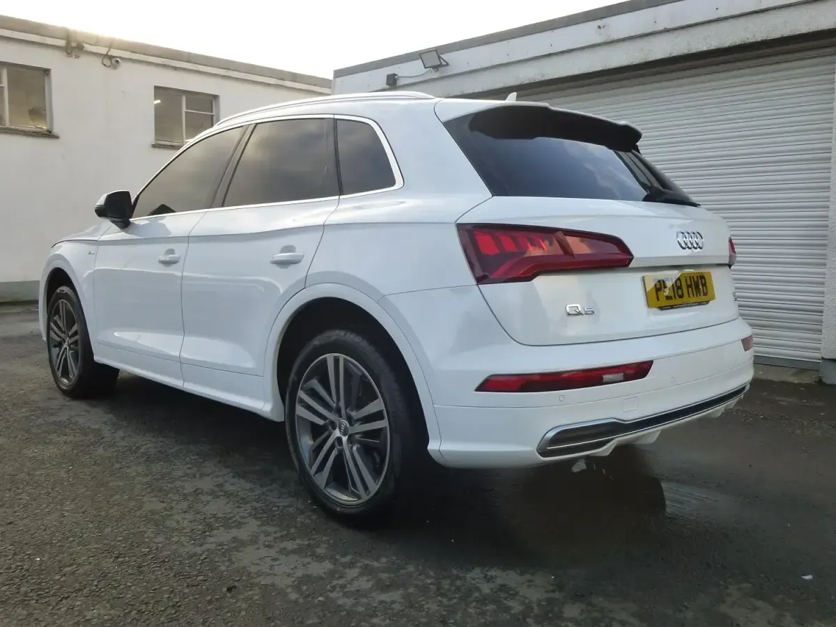 Used Audi Q5 S-line plus 190 HP (139 kW) 2018 White SUV