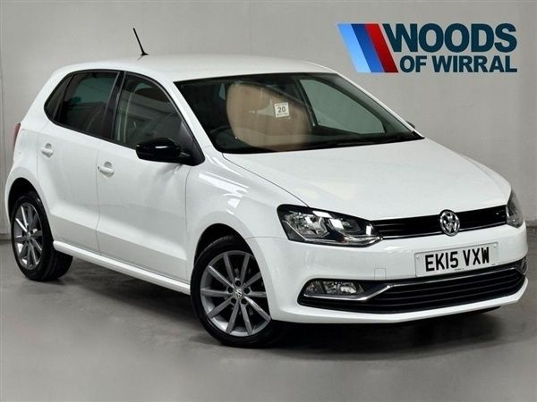 White Used 2015 VW Polo Design Hatchback | £7,689 (Fair price) - Image 1/1