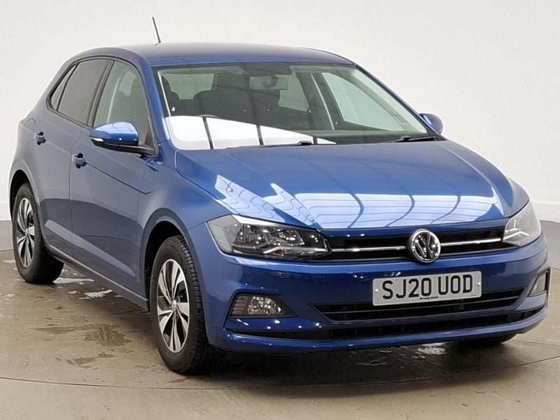 Used VW Polo Match 95 HP (69 kW) 2020 Blue Hatchback