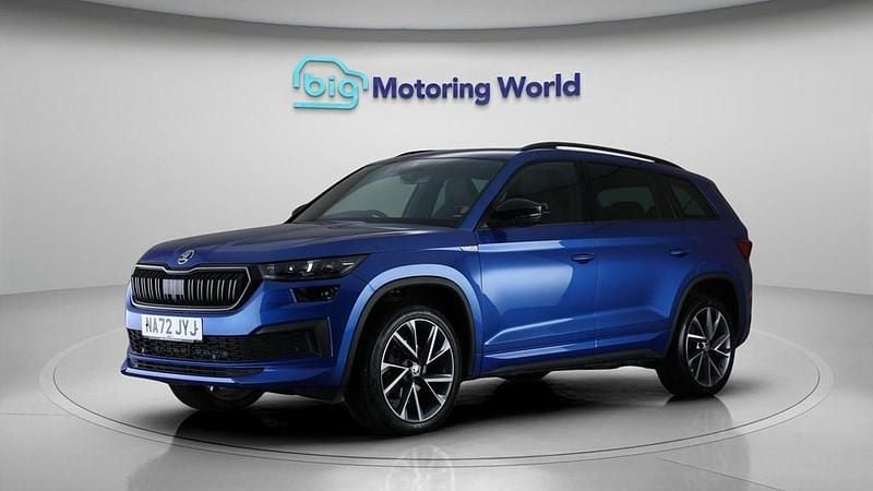 Used Skoda Kodiaq SportLine 150 HP (110 kW) 2022 Blue SUV