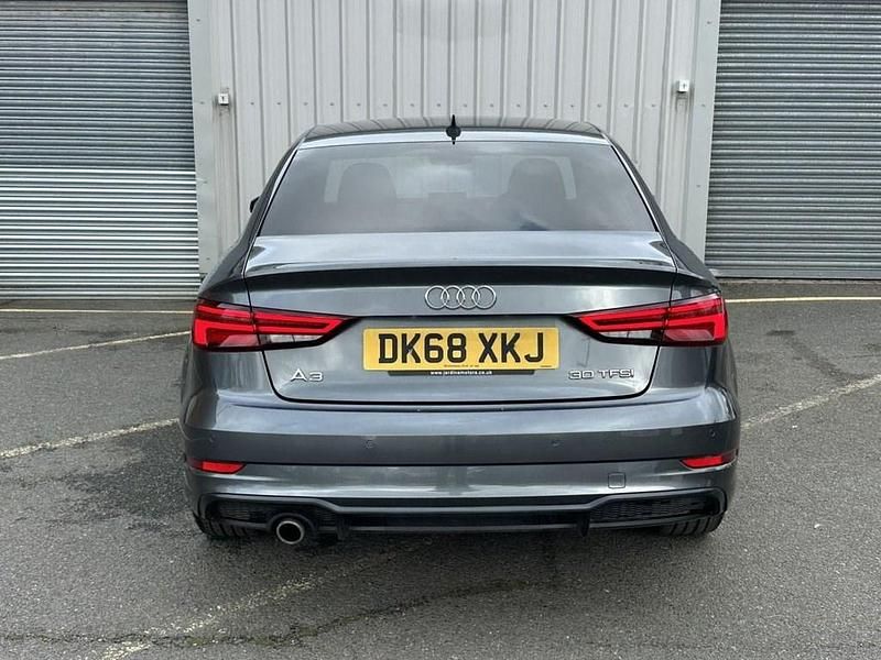 Used Audi A3 Black Edition 116 HP (85 kW) 2018 Grey Sedan