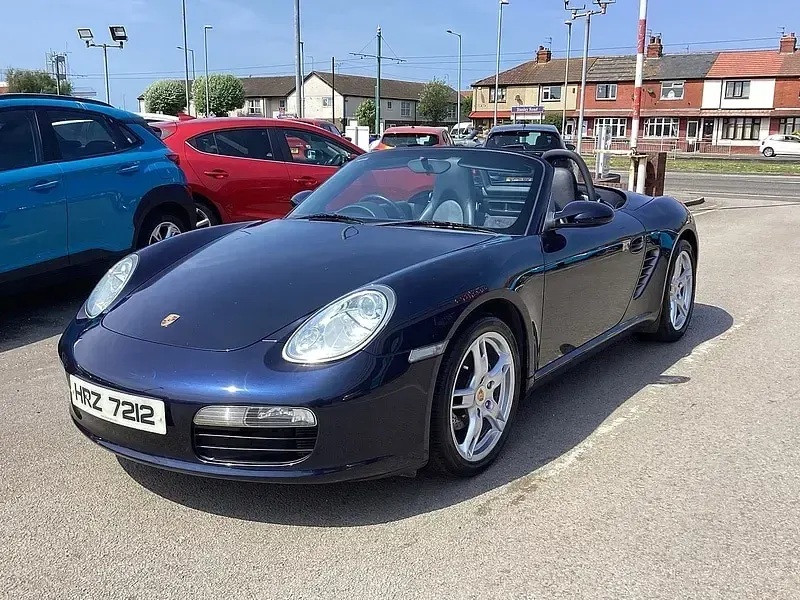 Used Porsche Boxster 245 HP (180 kW) 2008 Blue Cabriolet