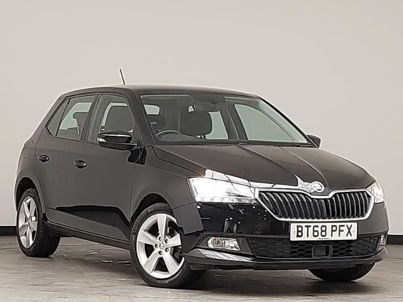 Black Used 2018 Skoda Fabia SE L Hatchback | £9,498 (Fair price) - Image 1/4