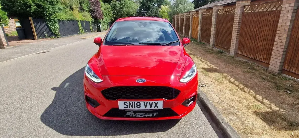 Used Ford Fiesta ST-Line 125 HP (91 kW) 2018 Red Hatchback