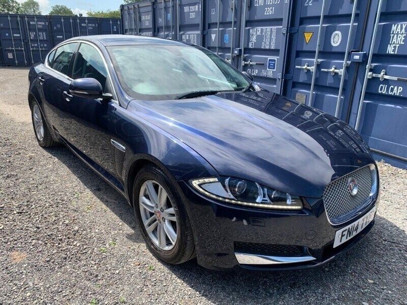 Blue Used 2014 Jaguar XF Luxury Sedan | £4,995 (Good price) - Image 1/4