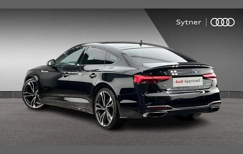 Used Audi A5 Sportback Black Edition 261 HP (191 kW) 2022 Black Hatchback