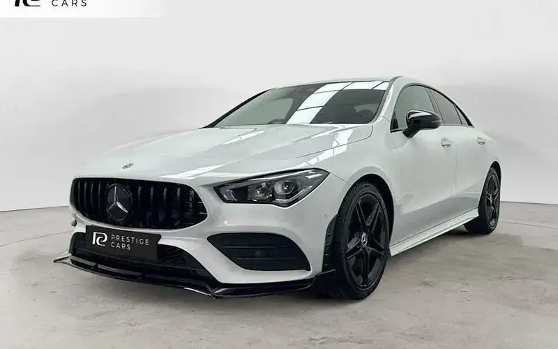 Used Mercedes CLA180 AMG line 136 HP (100 kW) 2022 White Coupe