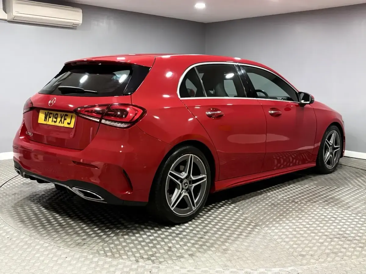 Used Mercedes A220 AMG Line Premium 190 HP (139 kW) 2019 Red Hatchback