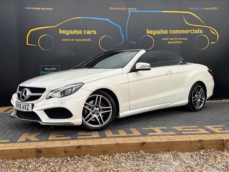 White Used 2016 Mercedes E350 AMG Line Premium Cabriolet | £11,990 (Fair price) - Image 1/4