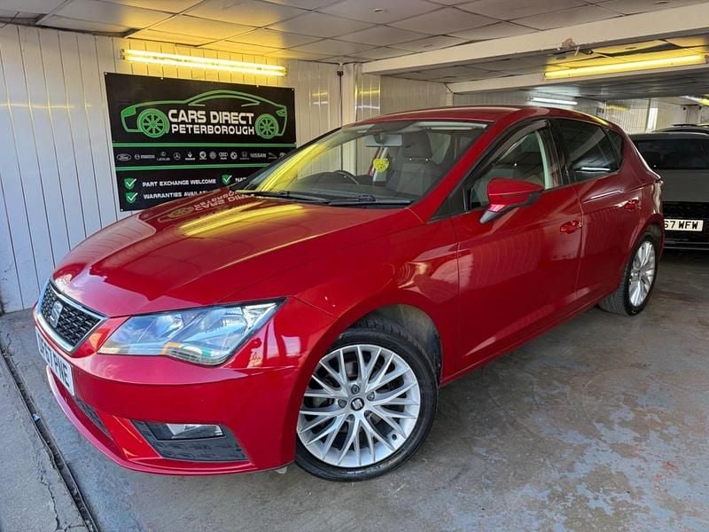 Used Seat Leon SE Dynamic 110 HP (80 kW) 2018 Red Hatchback