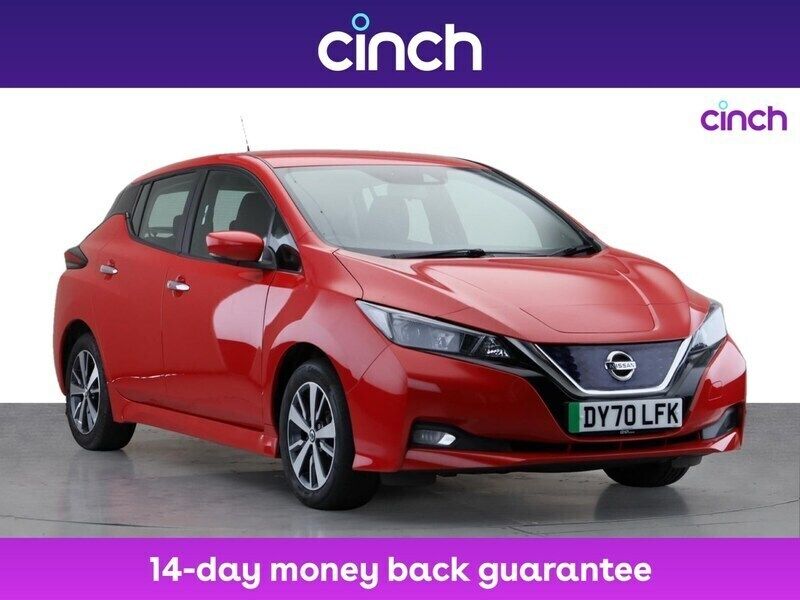 Red Used 2020 Nissan Leaf Acenta Hatchback | £9,399 (Good price) - Image 1/3